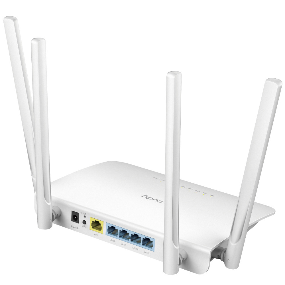 CUDY WR1200 AC1200 4-Stream Dual-Band WiFi Router Extender