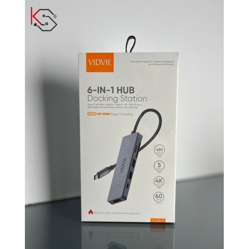 VIDVIE 6 in 1 HUB