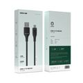 Green Lion USB-A To Micro PVC Cable - Black