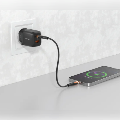 Green Lion Ultra Compact GaN Wall Charger EU Pin C to L PD20W + QC3.0