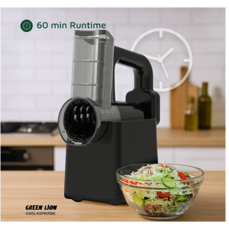 Green Lion Salad Maker - Slicing, Chopping, Shredding - Black