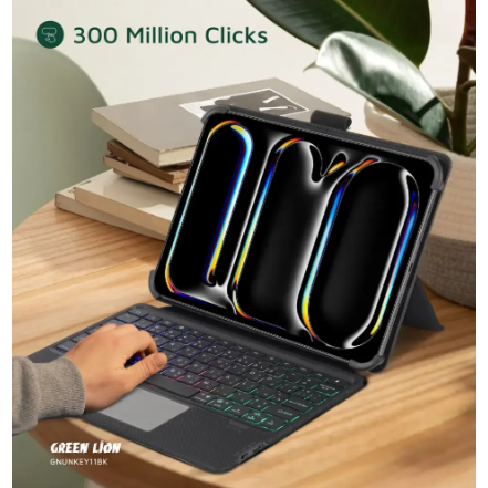 Green Lion Universal Smart Keyboard Case (Arabic & English) - Black