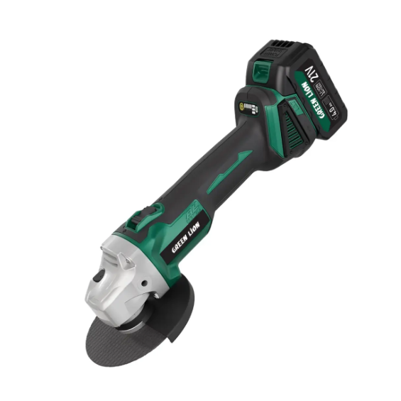 Green Lion GAG-900 Cordless Angle Grinder - Green
