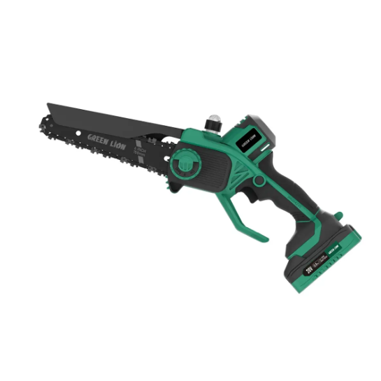 Green Lion GES-6 Cordless Electric Chainsaw - Green