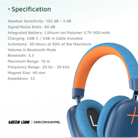 Green Lion Echo Max Headphone