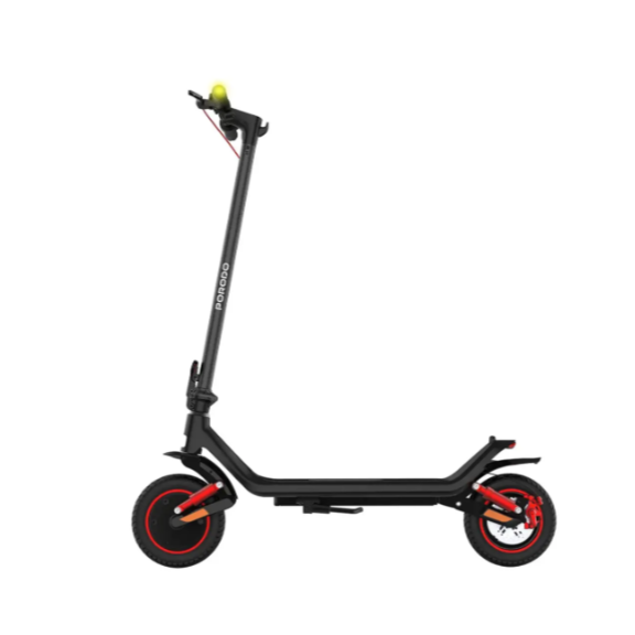 Porodo Lifestyle Drif Foldable Electric Scooter with Impact-Resistant Wheels - Black