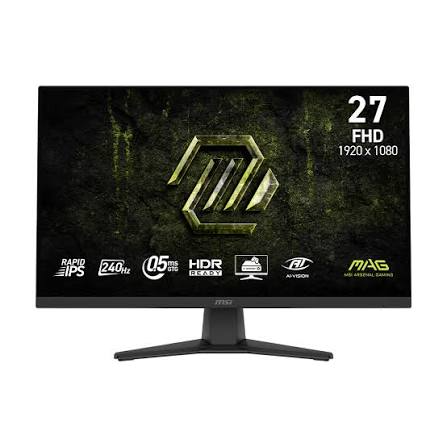 MSI MAG 272F X24 27-Inch Full HD Gaming Monitor | 240Hz, 0.5ms, Rapid IPS, Adaptive Sync